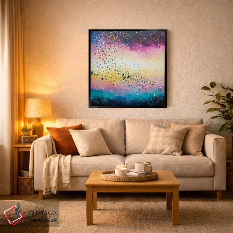 تابلو انتزاعی از ژرفا تا نور اثر کوپتسووا آرت - D4B