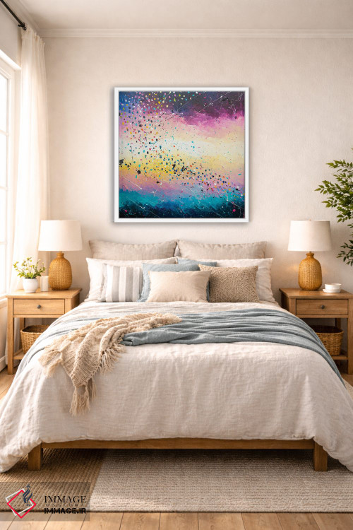 تابلو انتزاعی از ژرفا تا نور اثر کوپتسووا آرت - D6W