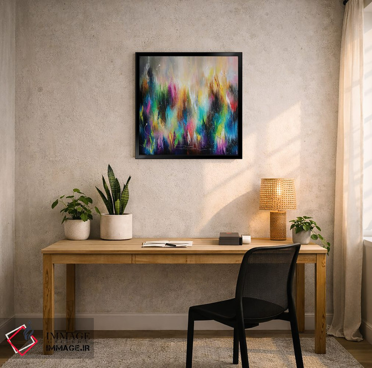 تابلو انتزاعی شهر ارواح اثر کوپتسووا آرت - D6B