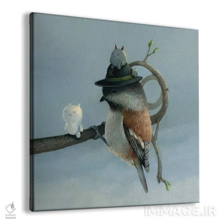 تابلو دکوراتیو شاه بلوط اثر کریستین آدام - نمای پرسپکتیو محصول