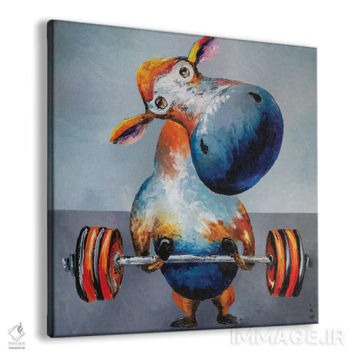 تابلو دکوراتیو من ورزشکارم اثر کوپتسووا آرت - نمای پرسپکتیو محصول