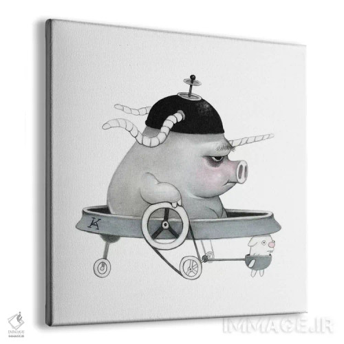 تابلو دکوراتیو گورب اثر کریستین آدام - نمای پرسپکتیو محصول