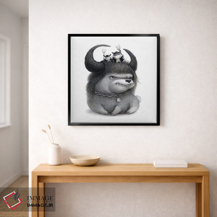 تابلو دکوراتیو چی چی اثر کریستین آدام - D1B