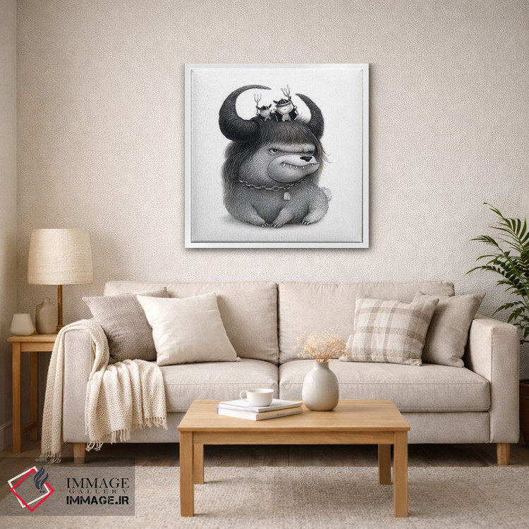 تابلو دکوراتیو چی چی اثر کریستین آدام - D2W