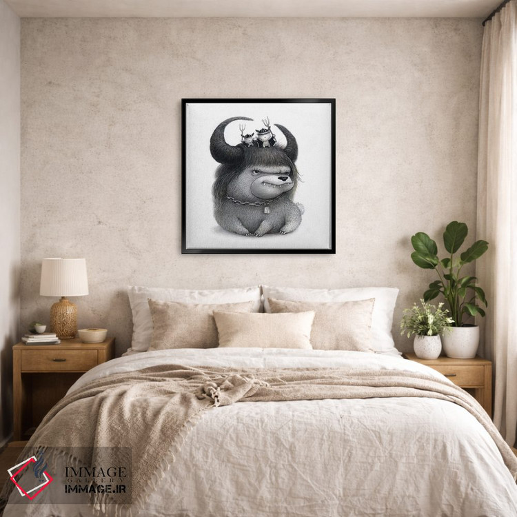 تابلو دکوراتیو چی چی اثر کریستین آدام - D6B