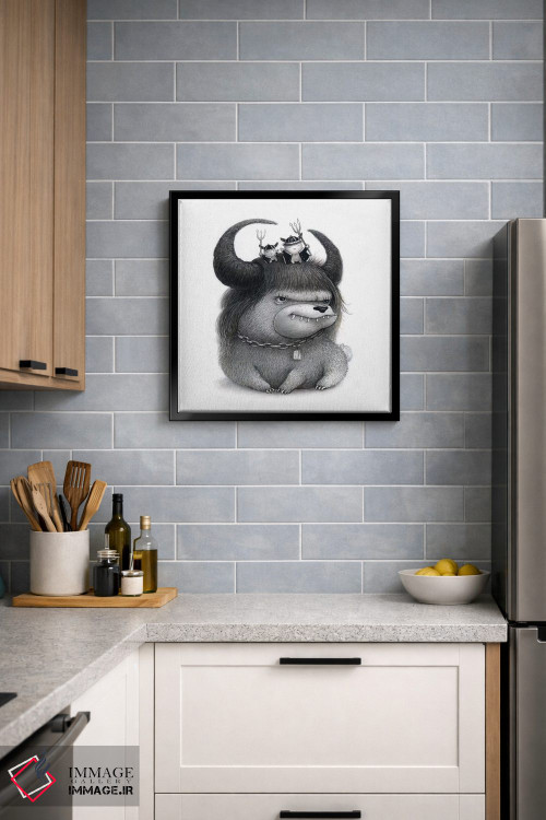 تابلو دکوراتیو چی چی اثر کریستین آدام - D5B