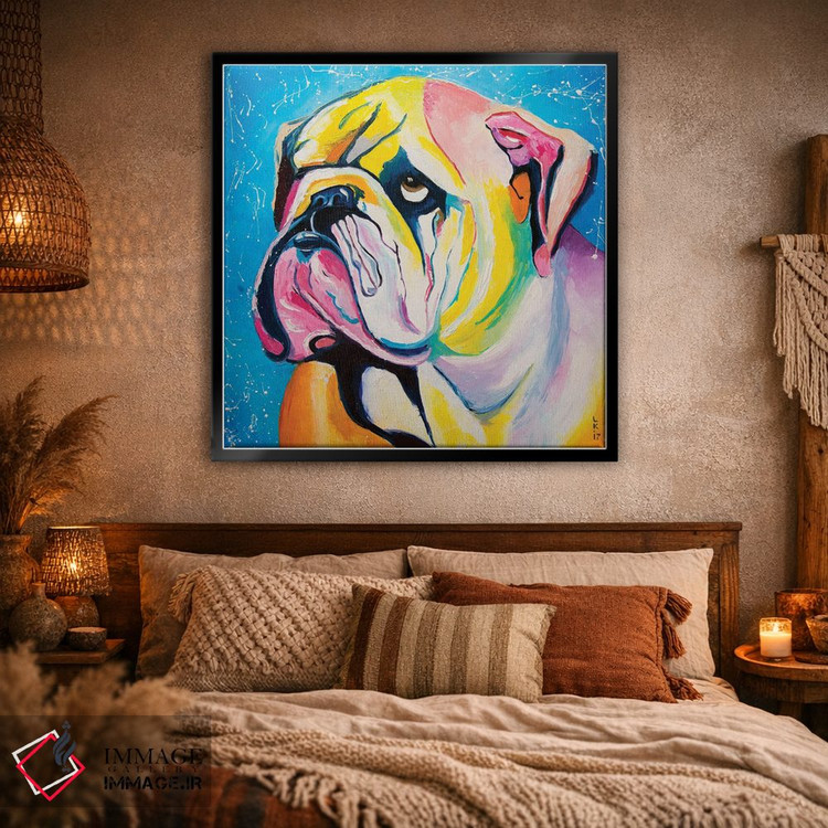 تابلو دکوراتیو هی بولداگ II اثر کوپتسووا آرت - D1B