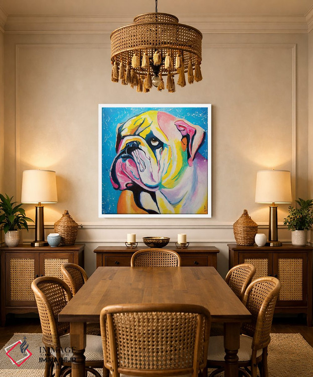 تابلو دکوراتیو هی بولداگ II اثر کوپتسووا آرت - D3W