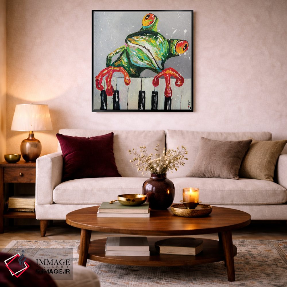 تابلو دکوراتیو من فقط نوازنده پیانو هستم اثر کوپتسووا آرت - D3B