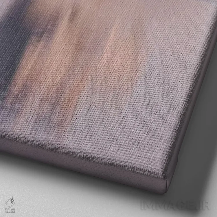 تابلو دکوراتیو فرشتگان سفید کامارگ XVI اثر دنیل کردان - نمای نزدیک بافت بوم