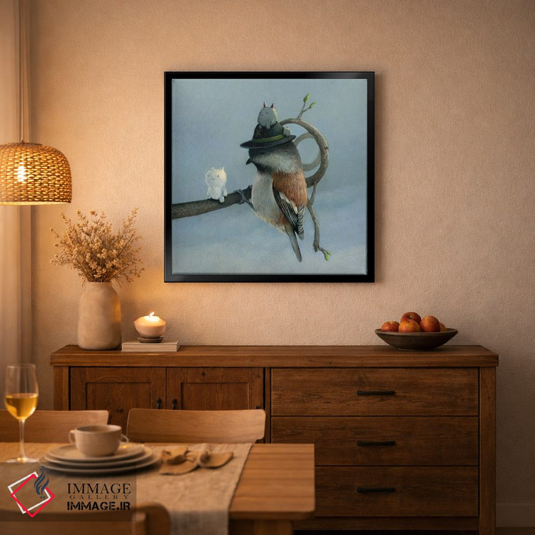 تابلو دکوراتیو شاه بلوط اثر کریستین آدام - D5B