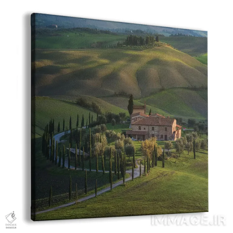 تابلو دکوراتیو بهار در توسکانی V اثر دنیل کردان - نمای پرسپکتیو محصول