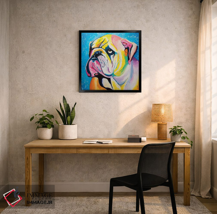 تابلو دکوراتیو هی بولداگ II اثر کوپتسووا آرت - D6B