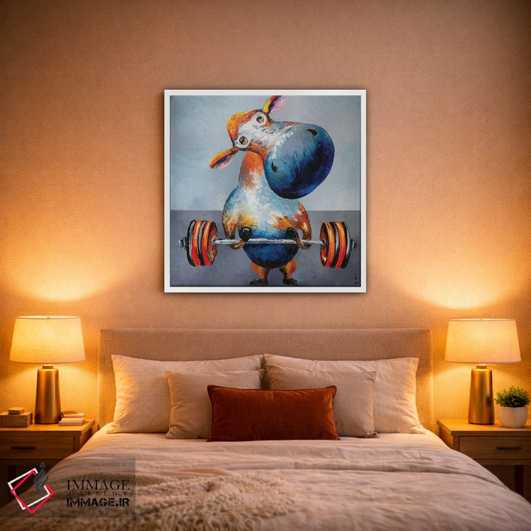 تابلو دکوراتیو من ورزشکارم اثر کوپتسووا آرت - D1W