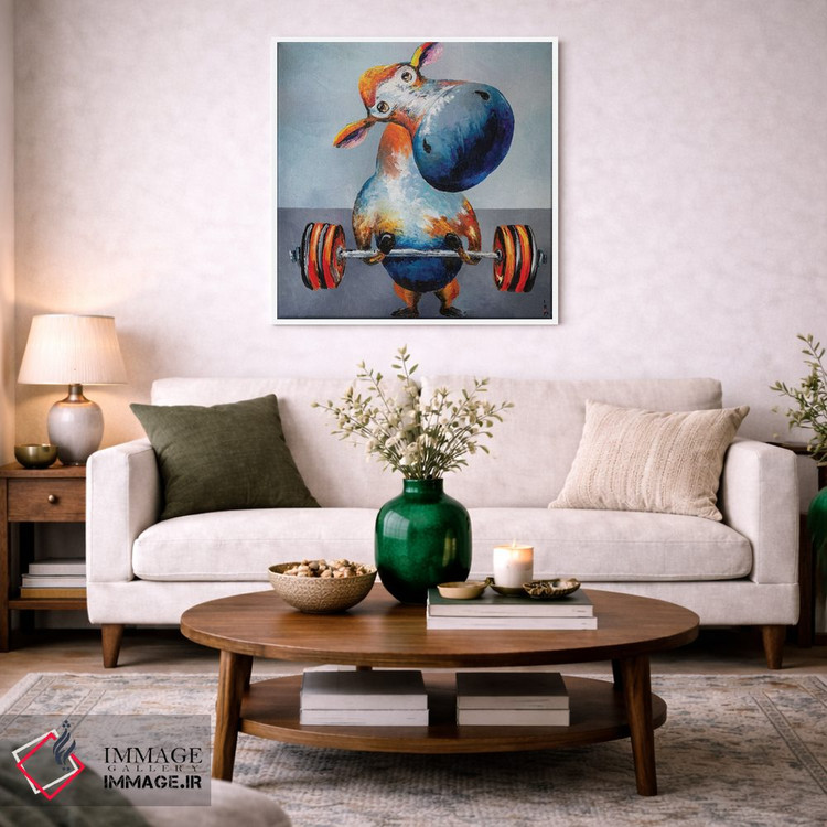 تابلو دکوراتیو من ورزشکارم اثر کوپتسووا آرت - D2W