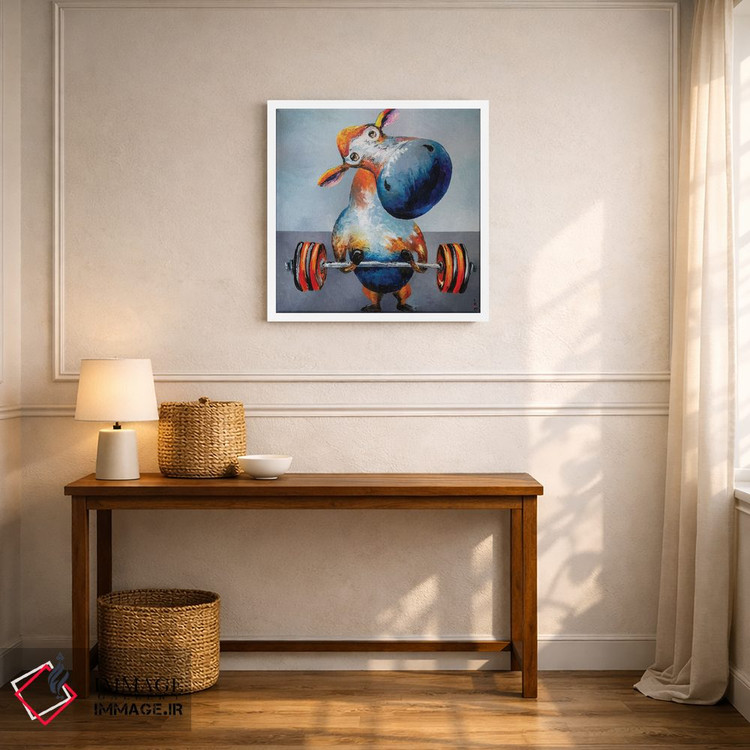 تابلو دکوراتیو من ورزشکارم اثر کوپتسووا آرت - D5W