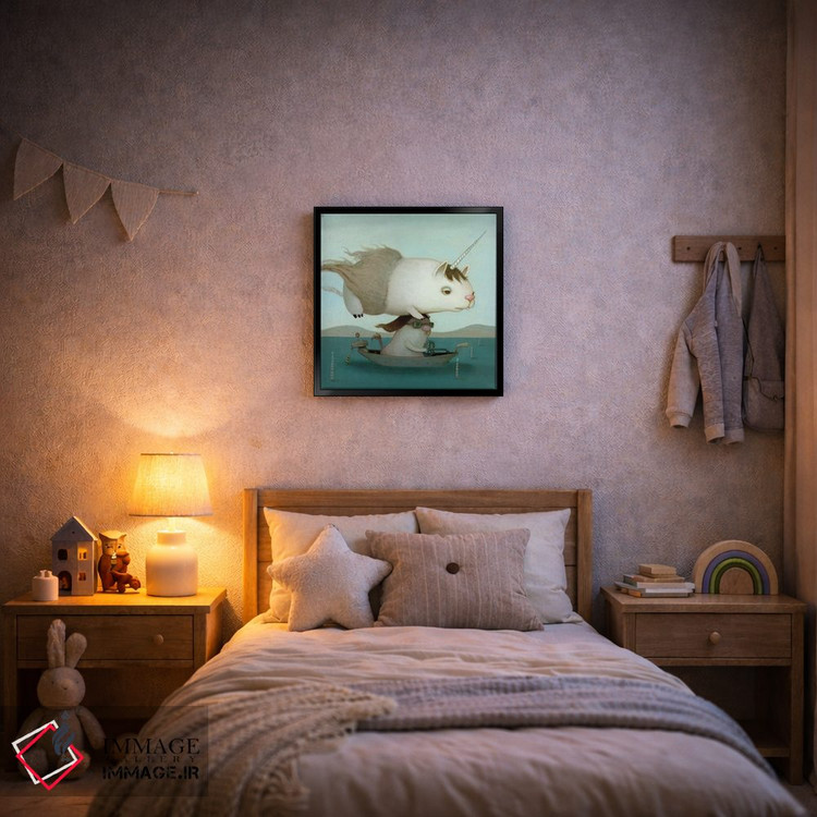 تابلو دکوراتیو قایق موتوری اثر کریستین آدام - D6B