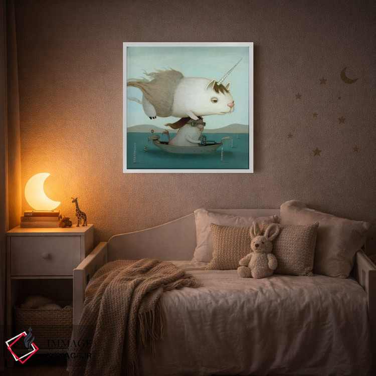 تابلو دکوراتیو قایق موتوری اثر کریستین آدام - D4W