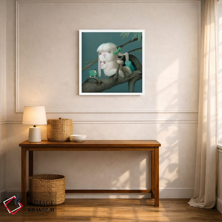 تابلو دکوراتیو مرد بستنی فروش اثر کریستین آدام - D6W