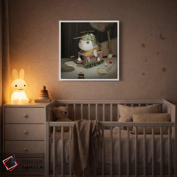 تابلو دکوراتیو پسر نبرد اثر کریستین آدام - D2W