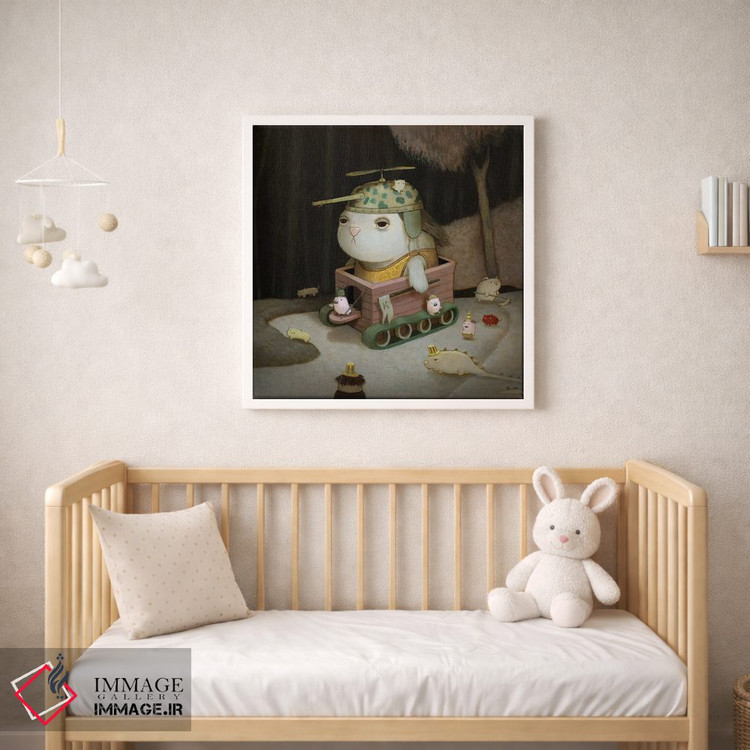تابلو دکوراتیو پسر نبرد اثر کریستین آدام - D1W
