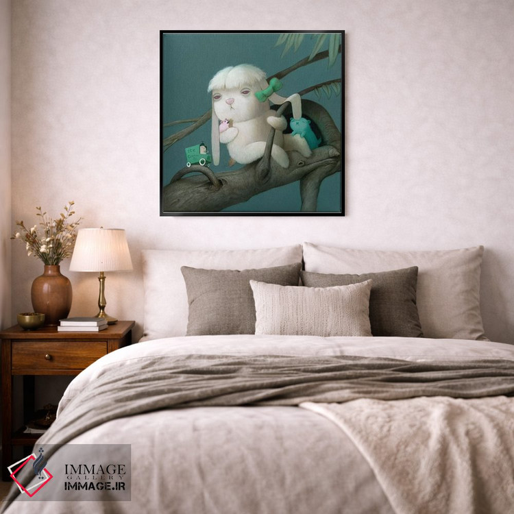 تابلو دکوراتیو مرد بستنی فروش اثر کریستین آدام - D4B