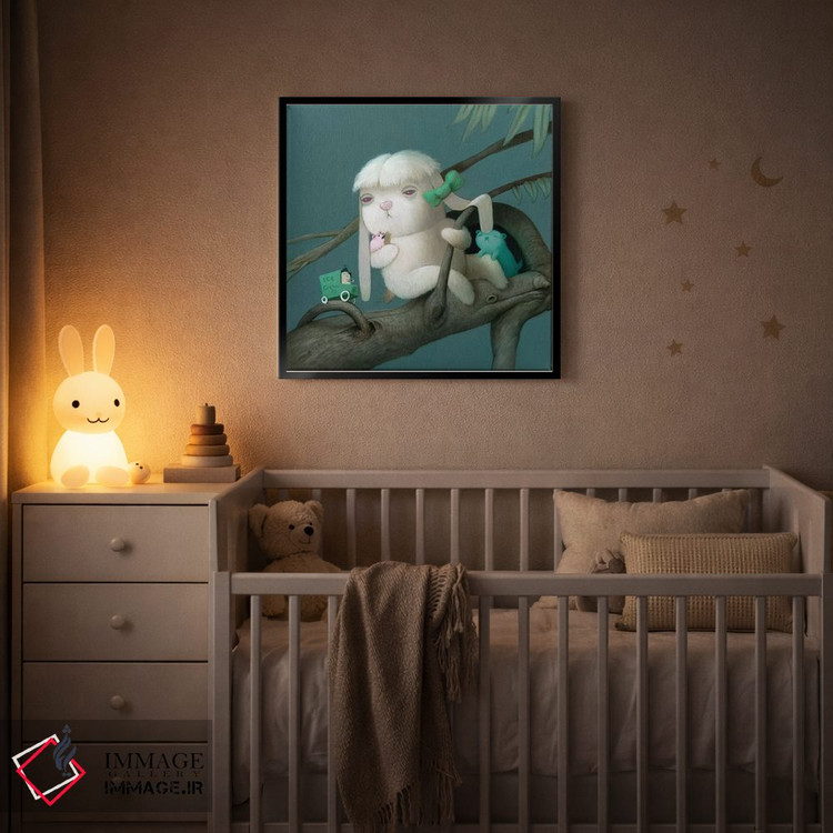 تابلو دکوراتیو مرد بستنی فروش اثر کریستین آدام - D5B