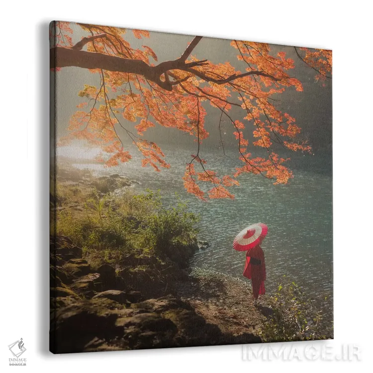 تابلو دکوراتیو پاییز در ژاپن XVII اثر دنیل کردان - نمای پرسپکتیو محصول