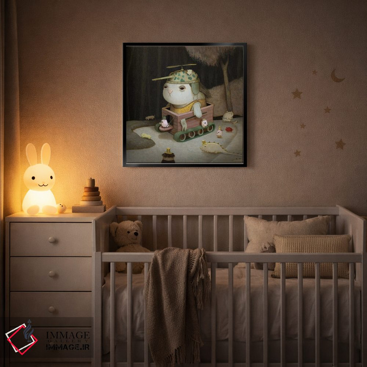 تابلو دکوراتیو پسر نبرد اثر کریستین آدام - D4B