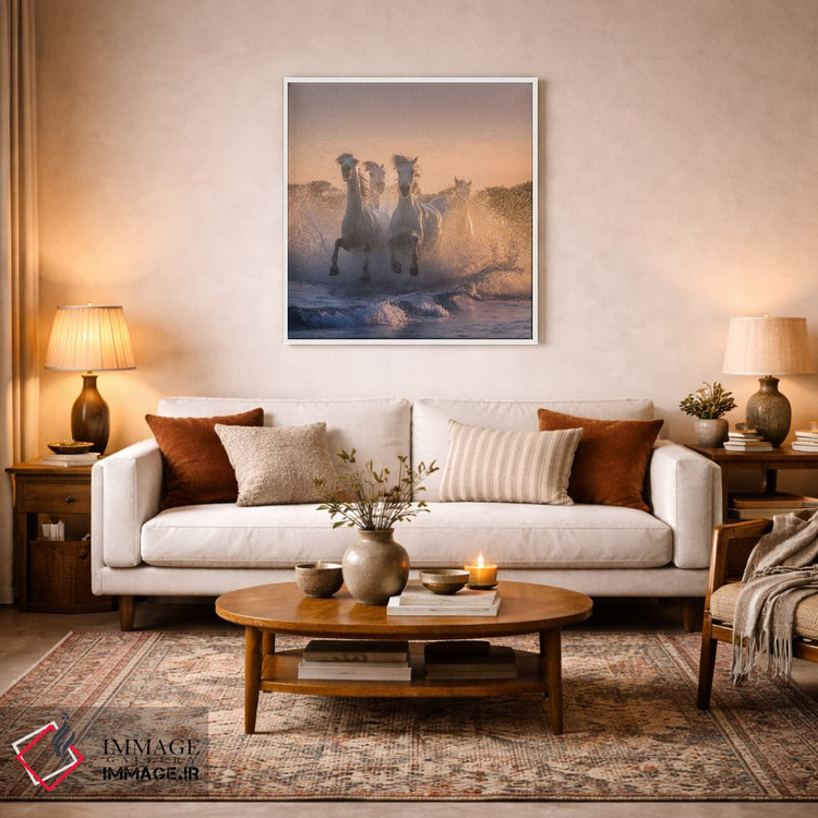 تابلو دکوراتیو فرشتگان سفید کامارگ V اثر دنیل کردان - D1W