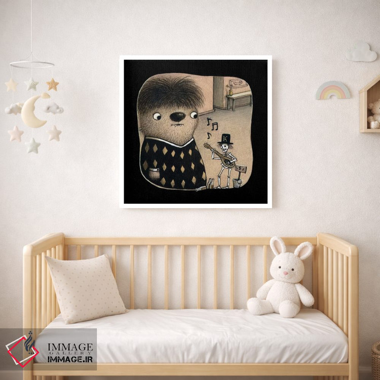 تابلو دکوراتیو استخوان های جینگل اثر کریستین آدام - D2W