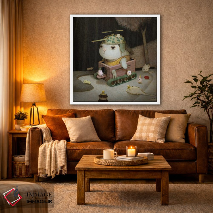 تابلو دکوراتیو پسر نبرد اثر کریستین آدام - D3W