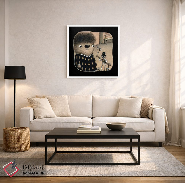 تابلو دکوراتیو استخوان های جینگل اثر کریستین آدام - D3W