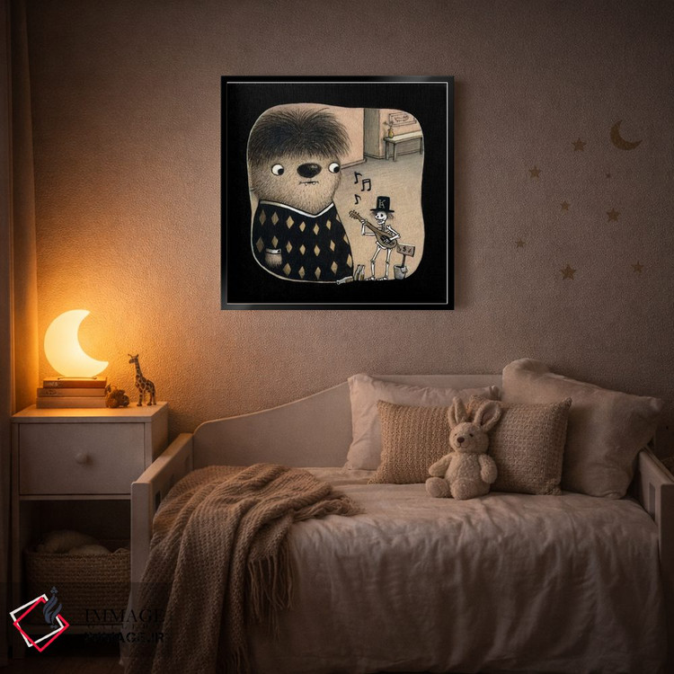 تابلو دکوراتیو استخوان های جینگل اثر کریستین آدام - D5B