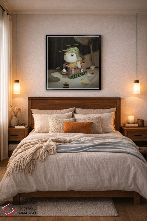 تابلو دکوراتیو پسر نبرد اثر کریستین آدام - D6B