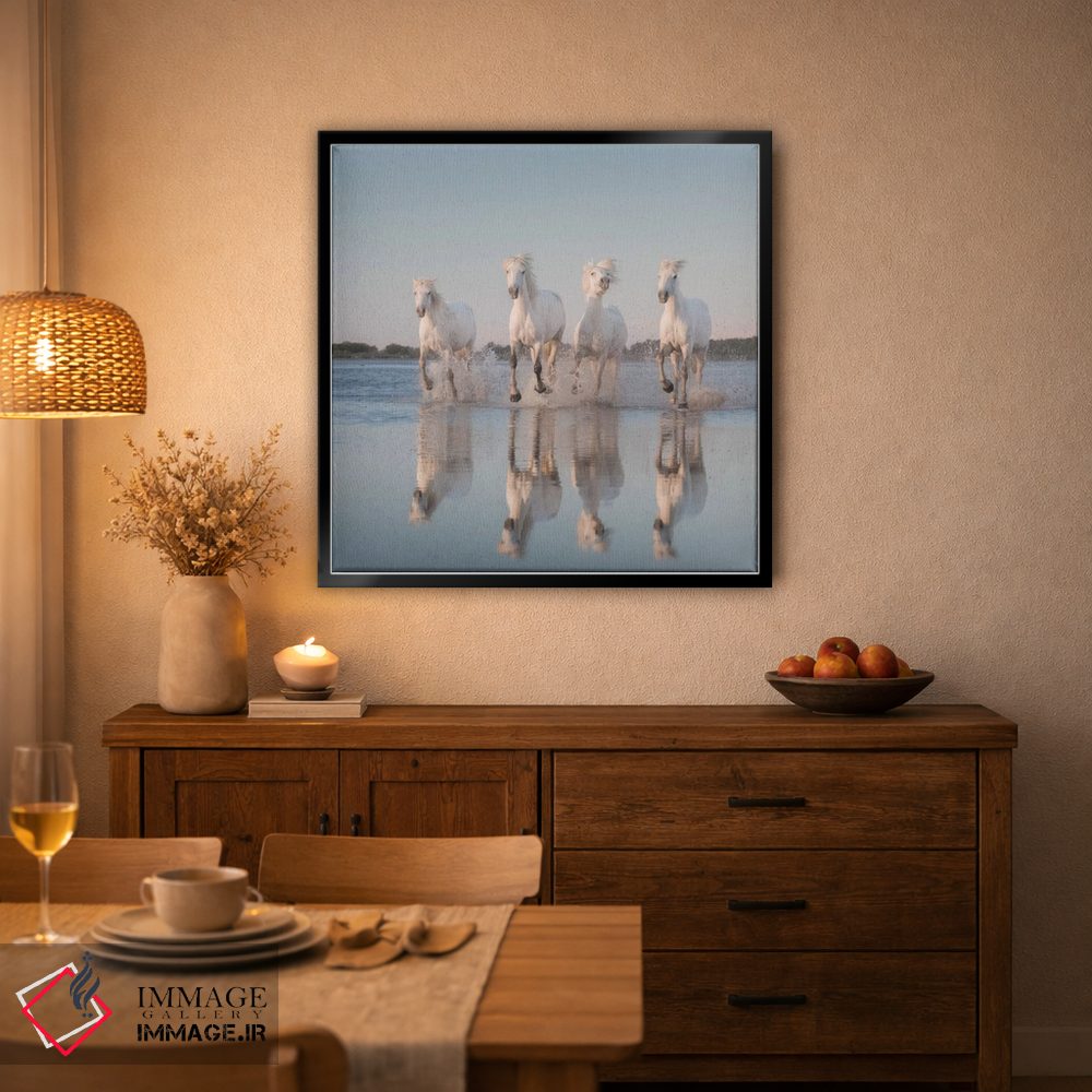 تابلو دکوراتیو فرشتگان سفید کامارگ III اثر دنیل کردان - D4B