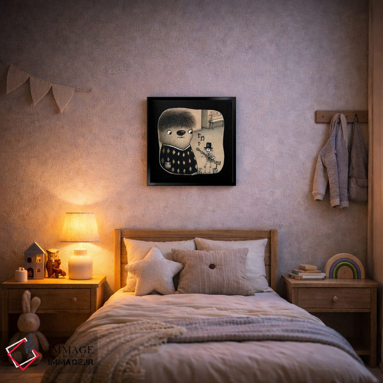 تابلو دکوراتیو استخوان های جینگل اثر کریستین آدام - D6B