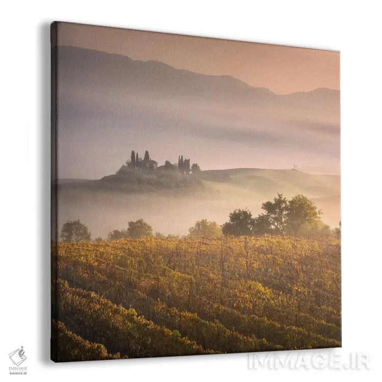 تابلو دکوراتیو پاییز در توسکانی هفتم اثر دنیل کردان - نمای پرسپکتیو محصول