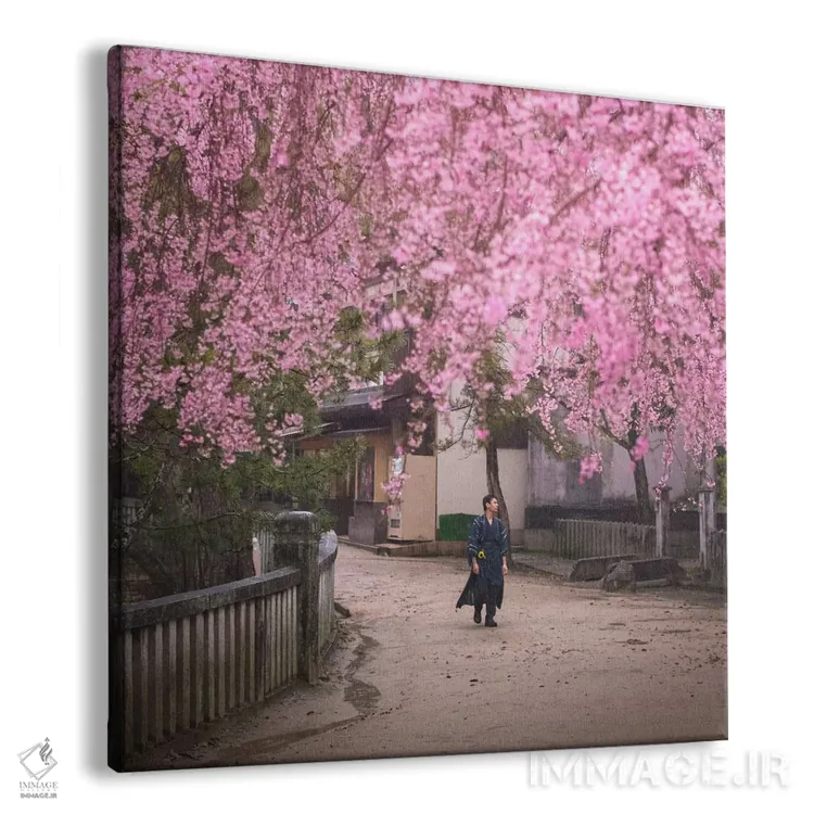 تابلو دکوراتیو بهار در ژاپن دوم اثر دنیل کردان - نمای پرسپکتیو محصول
