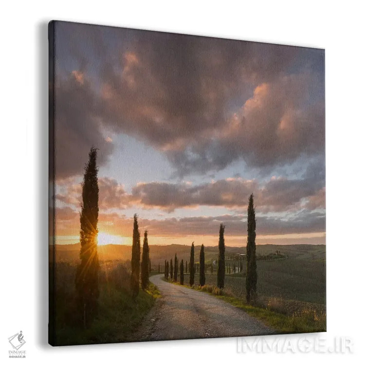 تابلو دکوراتیو پاییز در توسکانی دهم اثر دنیل کردان - نمای پرسپکتیو محصول