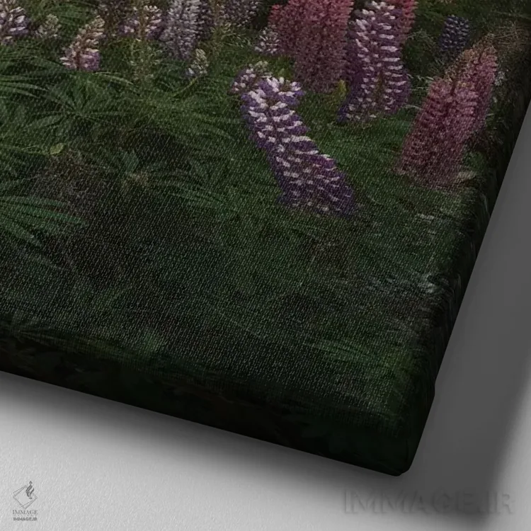 تابلو دکوراتیو بهار در نیوزیلند هفتم اثر دنیل کردان - نمای نزدیک بافت بوم