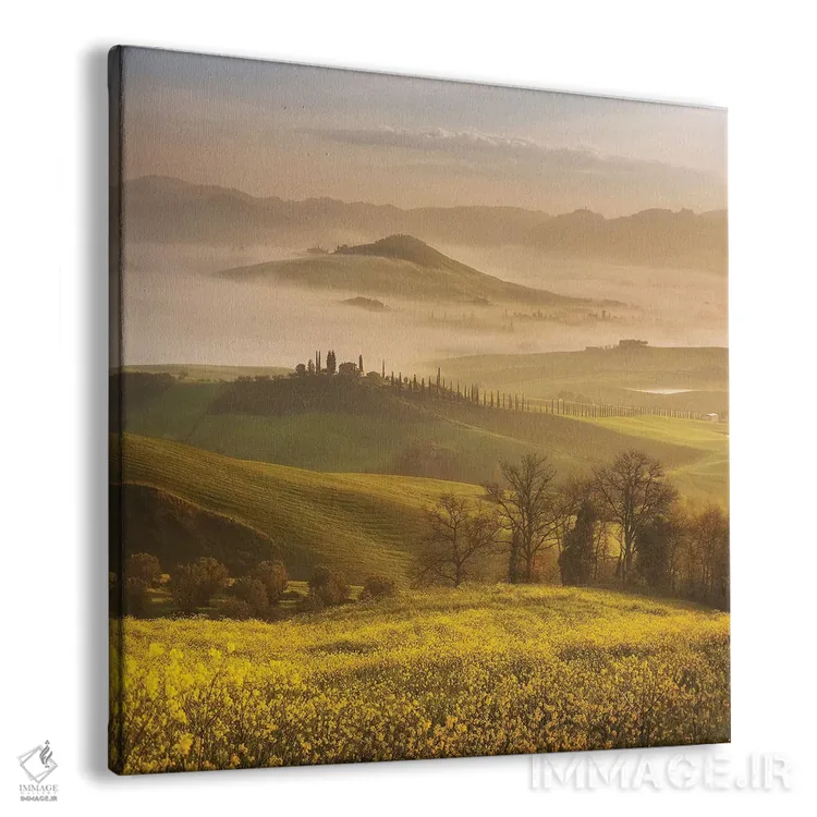 تابلو دکوراتیو بهار در توسکانی سوم اثر دنیل کردان - نمای پرسپکتیو محصول