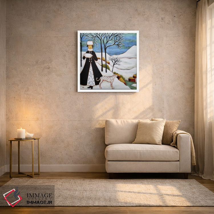تابلو دکوراتیو زمستان اثر کارن ریگر - D1W