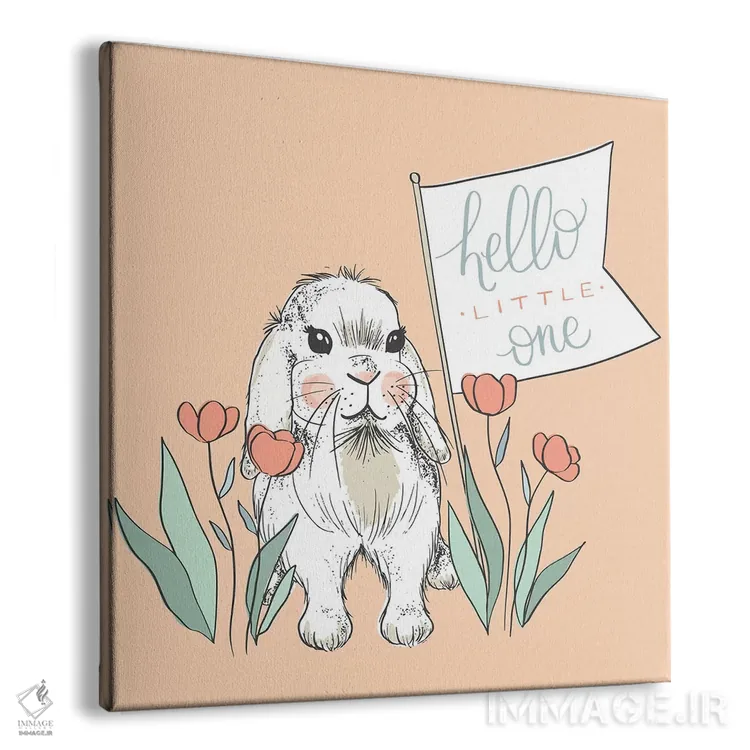 تابلو دکوراتیو طرح کودکانه جنگلی III اثر کریستینا هولت کرانتز - نمای پرسپکتیو محصول