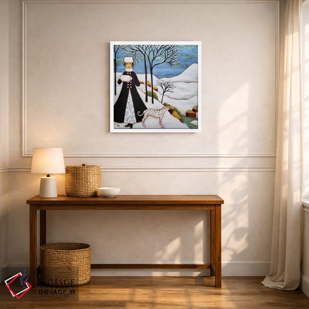 تابلو دکوراتیو زمستان اثر کارن ریگر - D5W