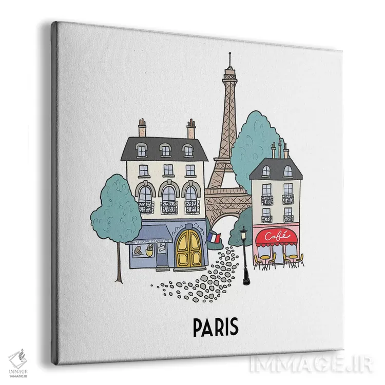 تابلو دکوراتیو پاریس اثر کریستینا هولت کرانتز - نمای پرسپکتیو محصول