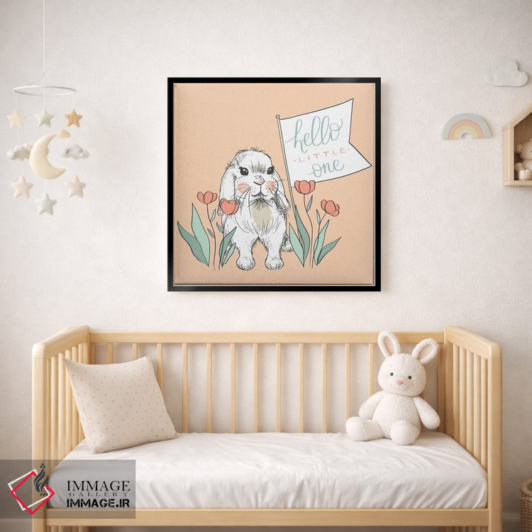 تابلو دکوراتیو طرح کودکانه جنگلی III اثر کریستینا هولت کرانتز - D2B