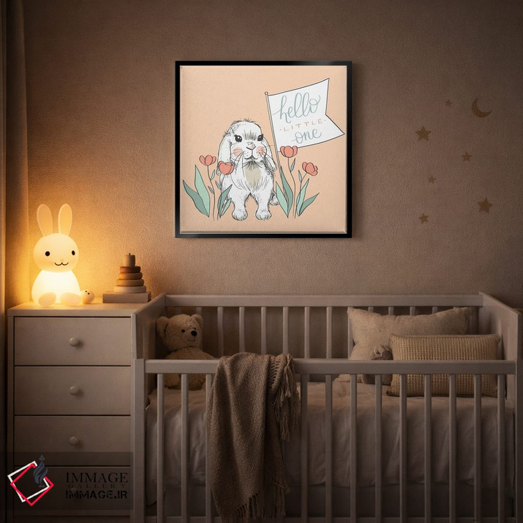 تابلو دکوراتیو طرح کودکانه جنگلی III اثر کریستینا هولت کرانتز - D4B