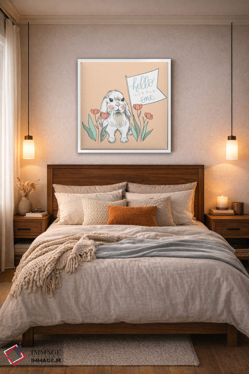 تابلو دکوراتیو طرح کودکانه جنگلی III اثر کریستینا هولت کرانتز - D5W