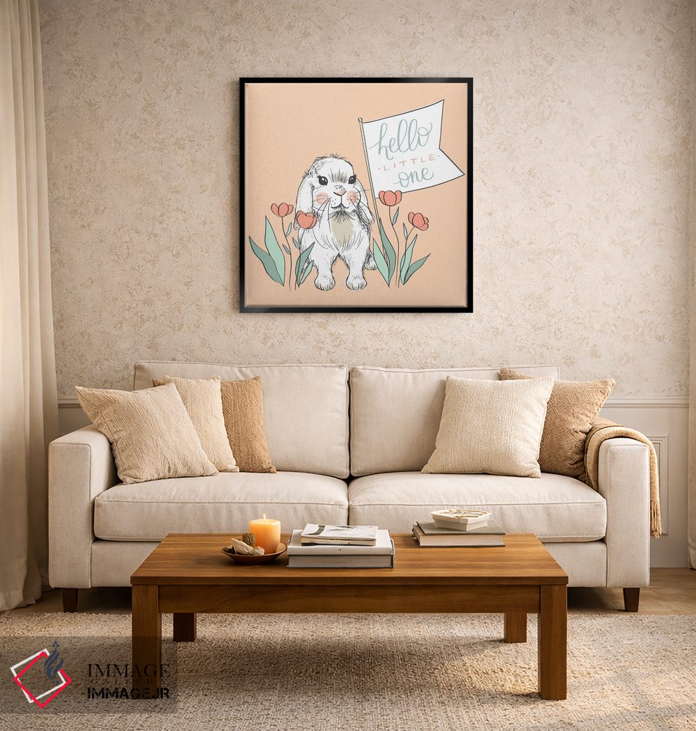 تابلو دکوراتیو طرح کودکانه جنگلی III اثر کریستینا هولت کرانتز - D3B